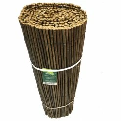 Master Garden Products Rolled Willow Border Fence, 11"h