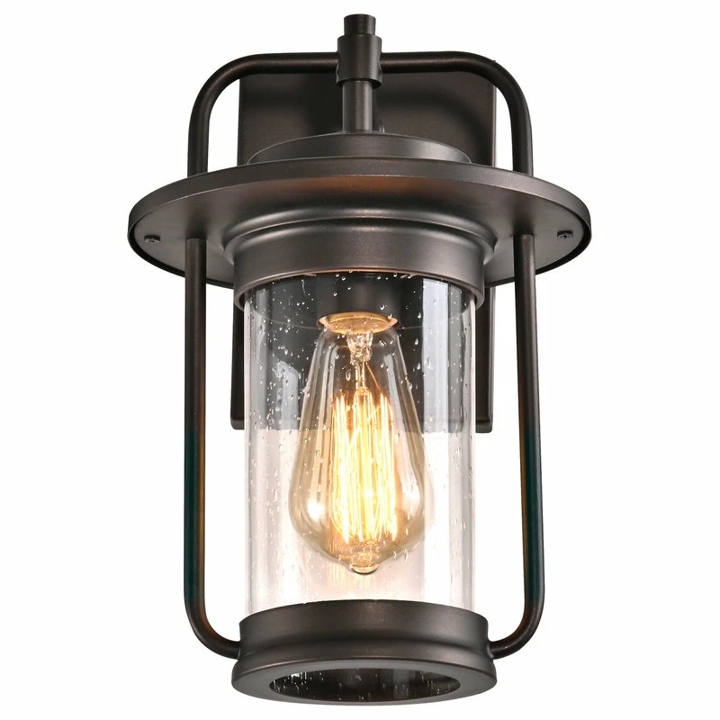 CHLOE Lighting, Inc. CHLOE Lighting Jeffrey Transitional 1-Light Rubbed Bronze Outdoor Wall Sconce - Image 3