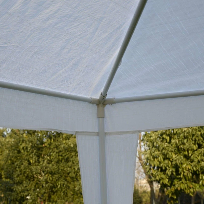 Costway 10'x10' Heavy Duty Pavilion Cater Events Outdoor Party Wedding Tent White - Image 5