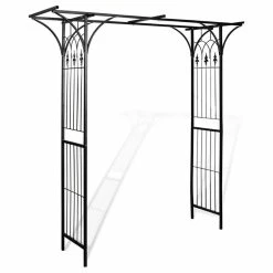 Vida XL International B.V. VidaXL Garden Arch Patio Backyard Plant Rose Trellis Archway Arbor Pergola