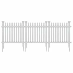 WamBam Fence Inc. 2'x2' Roger Rabbit Vinyl Garden Fence Kit, 3-Pack
