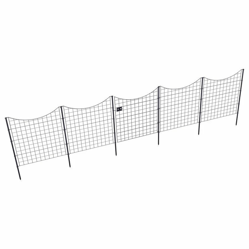 Zippity Ourdoor Products Black Metal Zippity Gate With 4-Fence Panels - Image 8