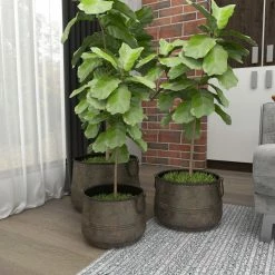 Brimfield & May Rustic Brass Metal Planter 69183 21 Brimfield & May Rustic Brass Metal Planter 69183 -EZ Vane Shop 0ae184ca01e1e947 8052 w800 h800 b0 p0