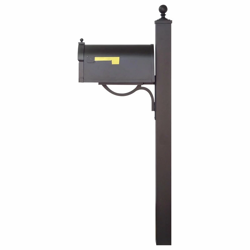 Special Lite Products Company Berkshire Curbside Mailbox With Locking Insert And Springfield Mailbox Post - Image 4