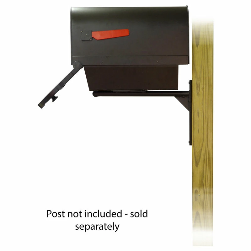 Special Lite Products Company Savannah Mailbox With Newspaper Tube & Ashley Front Mailbox Mounting Bracket - Image 5
