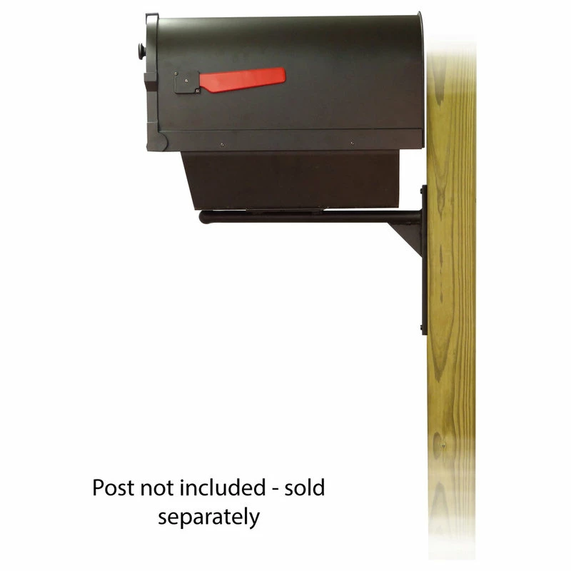 Special Lite Products Company Savannah Mailbox With Newspaper Tube & Ashley Front Mailbox Mounting Bracket - Image 4