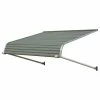 NuImage Awnings 1100 Series Aluminum Door Canopy 60"x54" Projection, Graystone