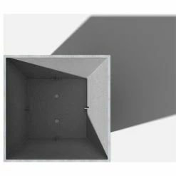 Veradek Nobleton Square Planter, Charcoal, 18" -EZ Vane Shop 1021bd690179608d 9627 w800 h800 b1 p0