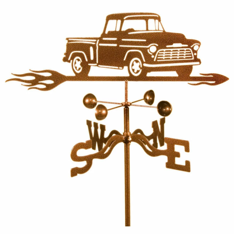 EZ Vane LLC Chevy Truck Weathervane With Garden Mount
