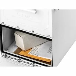 Architectural Mailboxes Oasis Classic Post Mount Mailbox, White -EZ Vane Shop 132137d7075858b7 2935 w800 h800 b0 p0