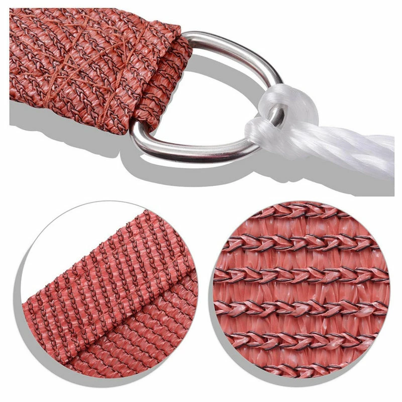 A+ Yescom 20 Ft 95% UV Block Triangle Sun Shade Sail Canopy Outdoor Patio Net - Image 3