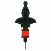 Garden Metalwork Mailbox And Fence Post Reflector, Red, Large Fluer Dis Lis