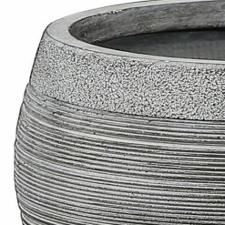 LuxenHome Stone Finish Pottery Bowl Planter (Small) 17 LuxenHome Stone Finish Pottery Bowl Planter (Small) -EZ Vane Shop 192133110241bace 2796 w800 h800 b0 p0