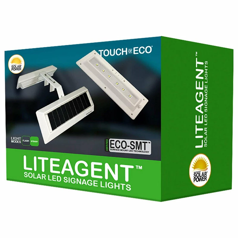 Touch Of ECO Solar Dual Sided LED Post Sign Light For Outdoor Signs - Image 5