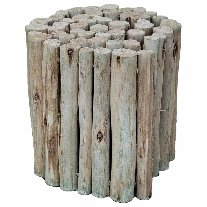 Backyard X-Scapes Natural Eucalyptus Wood Solid Log For Landscape Edging Lawn Garden Fence Borders