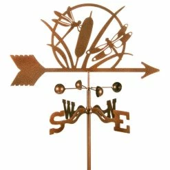 EZ Vane LLC Dragonfly Weathervane With Deck Mount