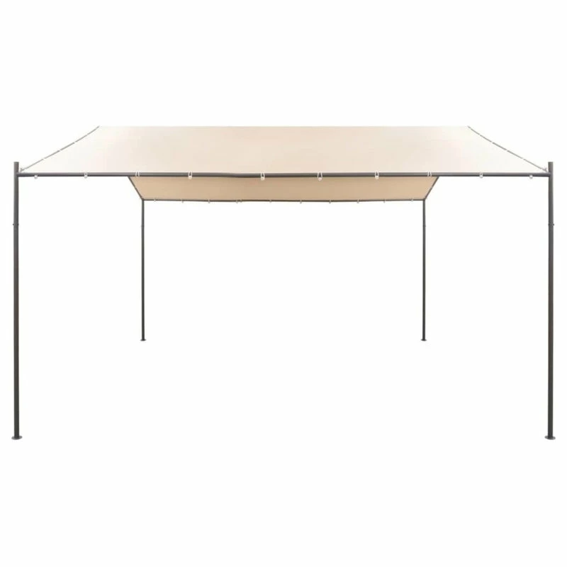 Vida XL International B.V. VidaXL Garden Gazebo 13' 1"x13' 1" Beige Patio Outdoor Tent Pavilion Canopy 5 Vida XL International B.V. VidaXL Garden Gazebo 13' 1"x13' 1" Beige Patio Outdoor Tent Pavilion Canopy - Image 3