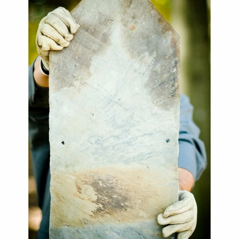T. MICHAEL STDUIOS Reclaimed Slate No Soliciting Sign /Plaque 4 T. MICHAEL STDUIOS Reclaimed Slate No Soliciting Sign /Plaque - Image 2