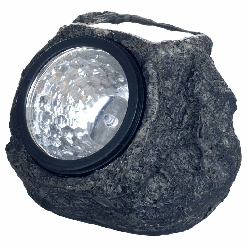 Solar LED Rock Landscaping Lights, Set Of 4 By Pure Garden