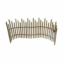 Master Garden Products Bamboo Picket Fence, 24"