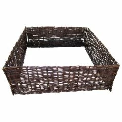 Master Garden Products Deep Woven Willow Raised Bed, 48"W X 48"L X 12"H