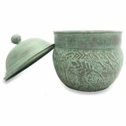 Good Directions, Inc. Key West Hose Pot With Lid, Blue Verde