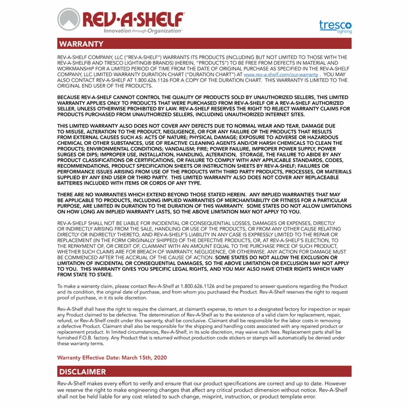 Rev-A-Shelf 35 Quart Lid Only, Blue - Image 3