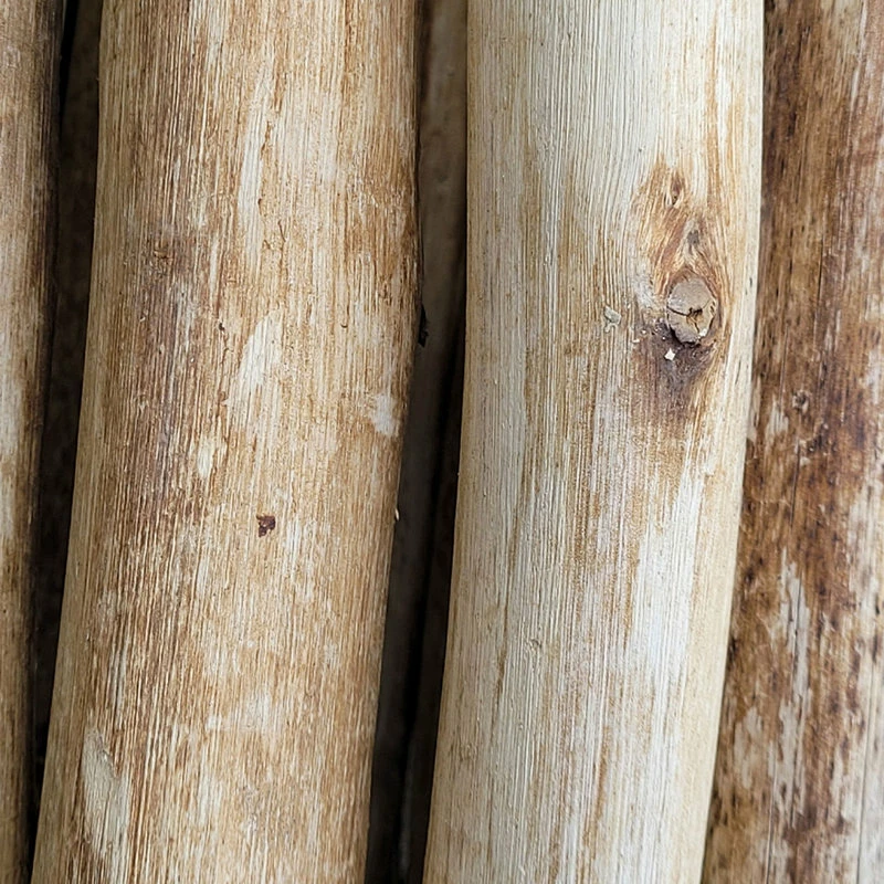 Backyard X-Scapes Natural Eucalyptus Wood Solid Log For Landscape Edging Lawn Garden Fence Borders - Image 5