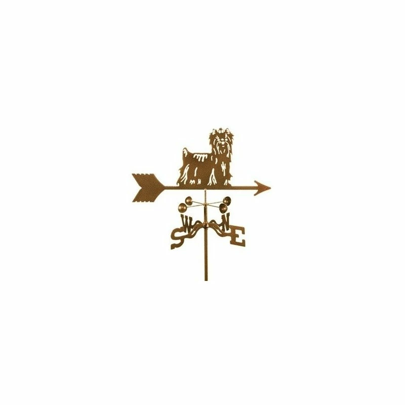 EZ Vane LLC Yorkie Weathervane With Roof Mount
