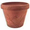 Arcadia Garden Products Dragonfly Pot, Terra-Cotta
