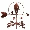 Null Fireman Weathervane With Roof Mounting