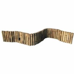 Master Garden Products Solid Bamboo Even Edging, 10"x72"