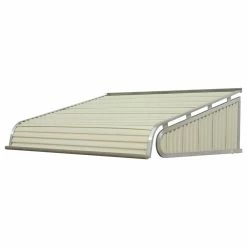 NuImage Awnings 1500 Series Aluminum Door Canopy 84"x42" Projection, Almond