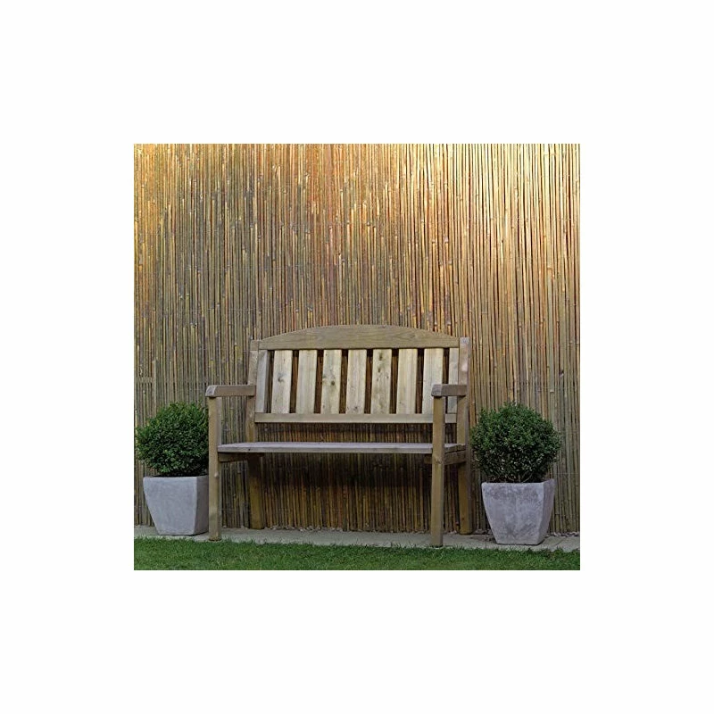 Master Garden Products Bamboo Slat Rolled Fence, 14'x4' - Image 3