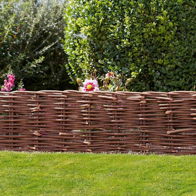 Master Garden Products Extra Long 6' Flexible Woven Willow Edging - Image 4