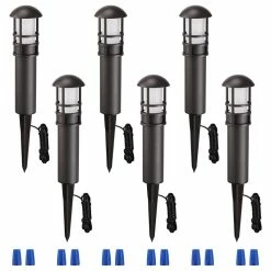 W86 Trading Co., LLC 3W LED Landscape Light, Waterproof, 12V Low Voltage, 5000K Daylight, 6pack