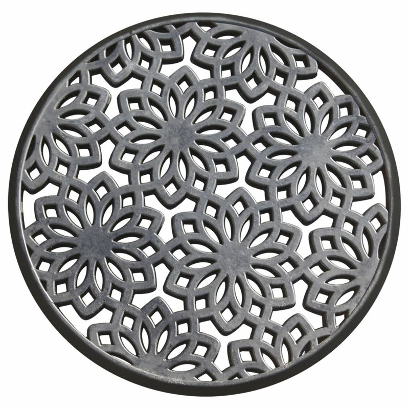 A1 HOME COLLECTIONS LLC A1HC Rubber Multi Functional-Garden Stepping Stone Mat, 14"X14", Black Set Of 3 - Image 2