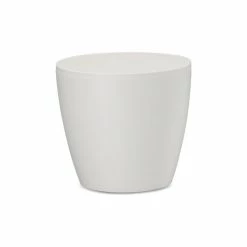 Crescent Garden Eva 18" Planter, White