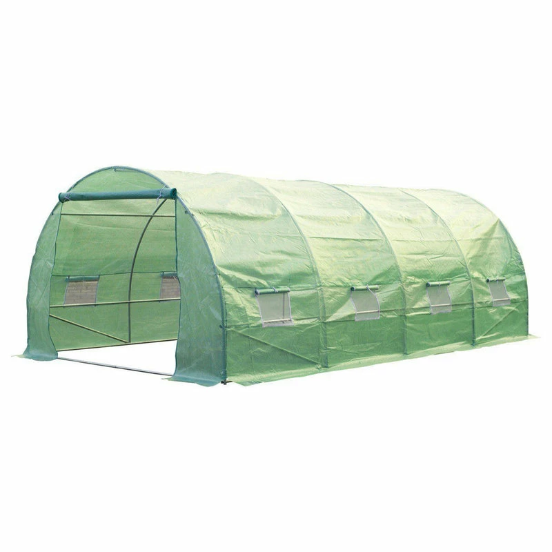 AffordableVariety 20' X 10' X 7' Portable Walk-In Garden Greenhouse, Deep Green 3 AffordableVariety 20' X 10' X 7' Portable Walk-In Garden Greenhouse, Deep Green