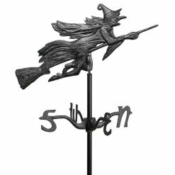 Design Toscano Witch Weathervane Rooftop