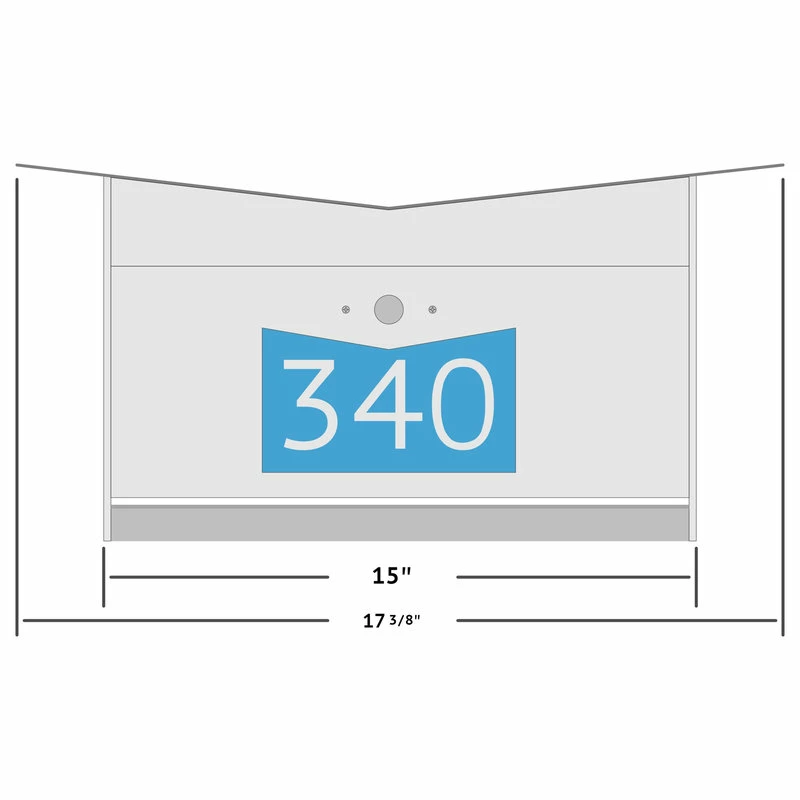 Tibor Inc / Tedstuff ButterFly Box: Contemporary, Modern, Wall-Mounted Mailbox, Black & Stainless - Image 4