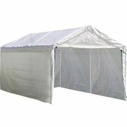 ShelterLogic Canopy Enclosure Kit 10'x20' White, Canopy Cover And Frame Sold Separately