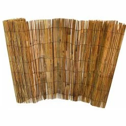 Master Garden Products Bamboo Slat Rolled Fence, 14'x4'