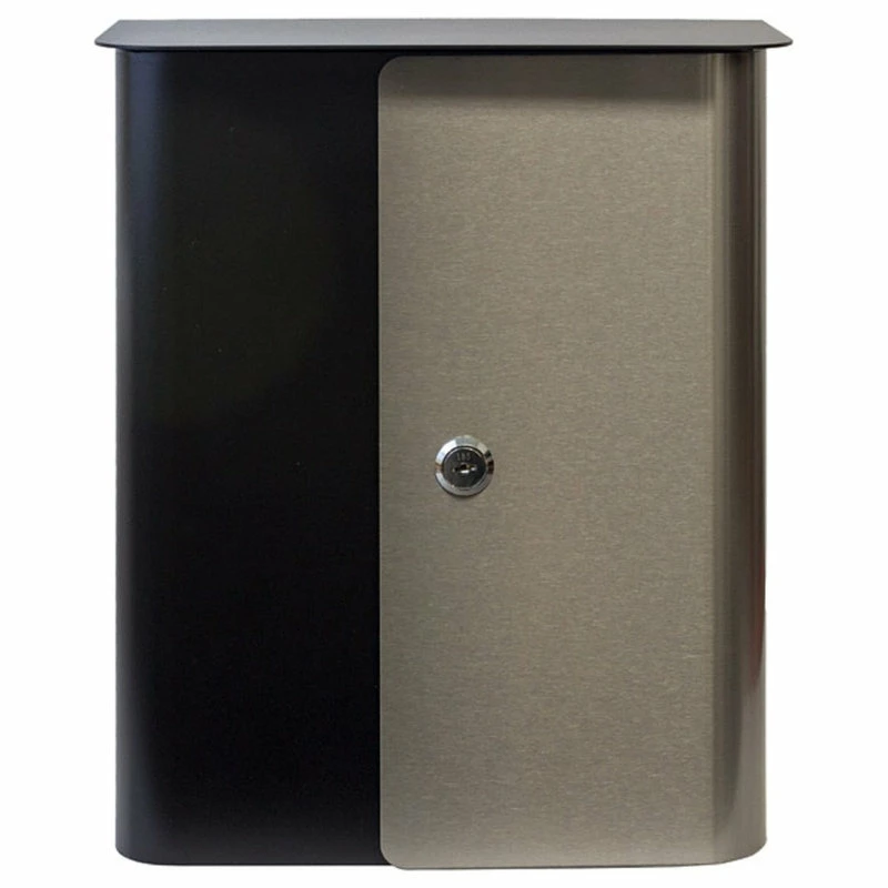 Qualarc/Winfield Vista Locking Mailbox, Black/Gray