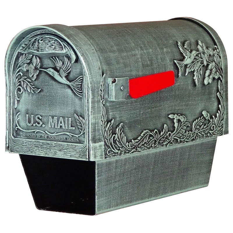 Special Lite Products Company Hummingbird Curbside Mailbox With Paper Tube, Verde Green