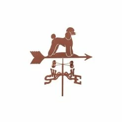 EZ Vane LLC Poodle Weathervane With Deck Mount