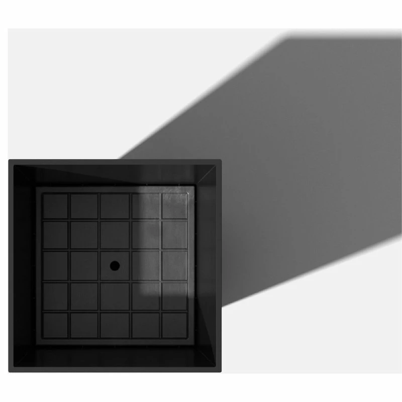 Veradek Midland Tall Square Planter, Black, 30'' - Image 4