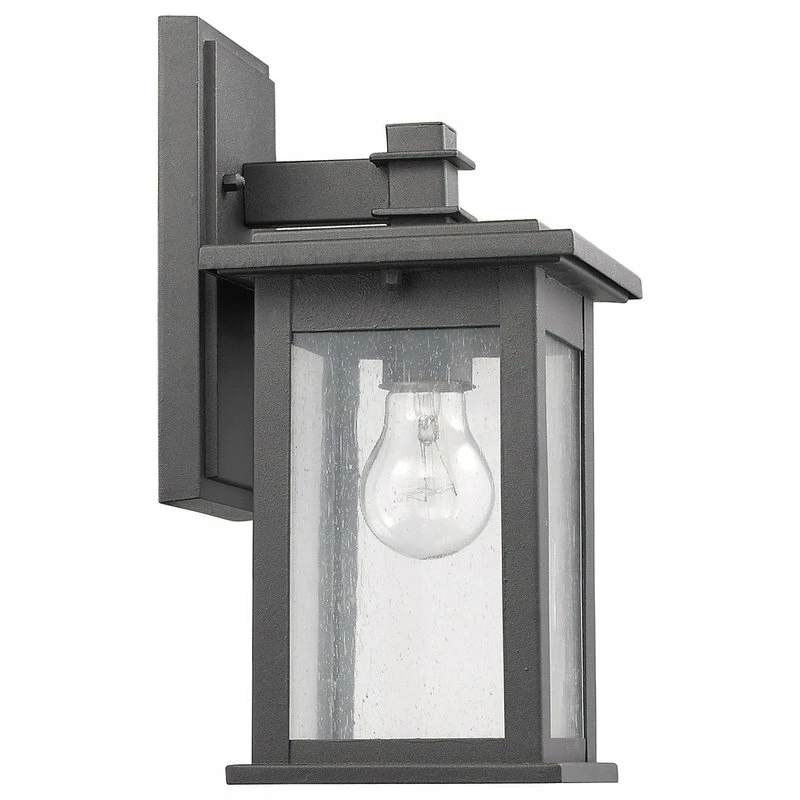 CHLOE Lighting, Inc. Tristan 1 Light Outdoor Wall Sconce 12" High, Textured Black 4 CHLOE Lighting, Inc. Tristan 1 Light Outdoor Wall Sconce 12" High, Textured Black - Image 2