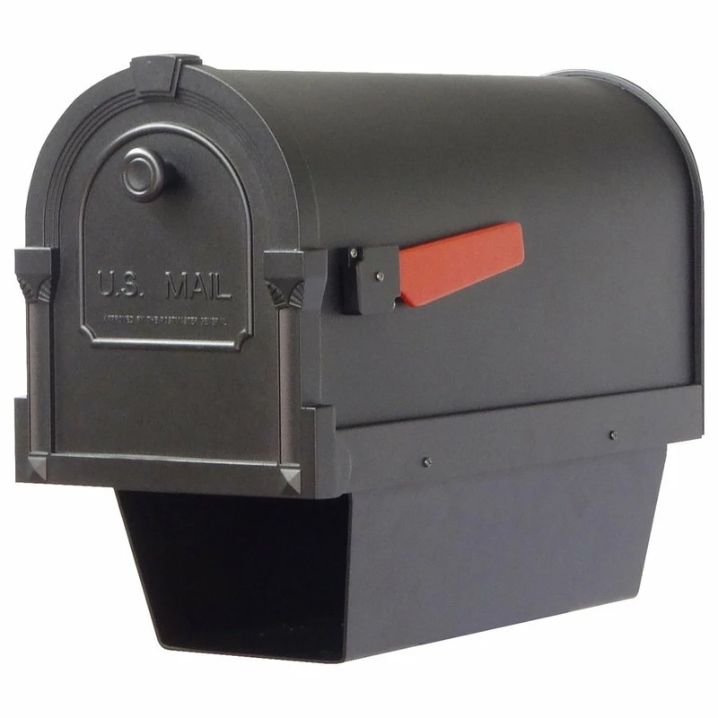 Special Lite Products Company Savannah Mailbox With Newspaper Tube & Sorrento Front Mailbox Mounting Bracket - Image 6
