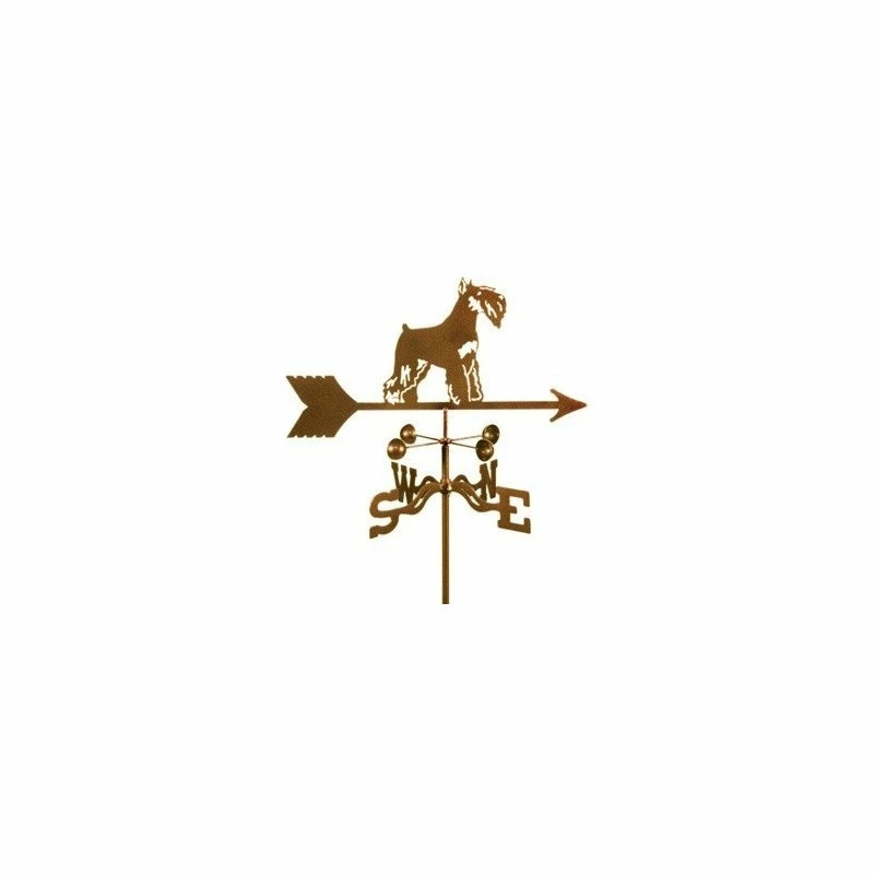 EZ Vane LLC Schnauzer Weathervane With Deck Mount